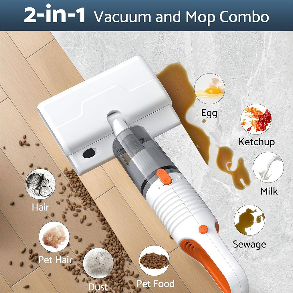Multismart Aspirateur balai système de nettoyage humide et sec 12en1 avec réservoir d’eau et de poussière – مكنسة كهربائية منزلية