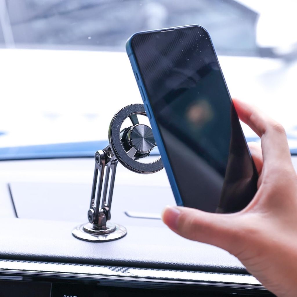 Support Téléphone Voiture Magnétique Rotatif à 360° – حامل هاتف مغناطيسي