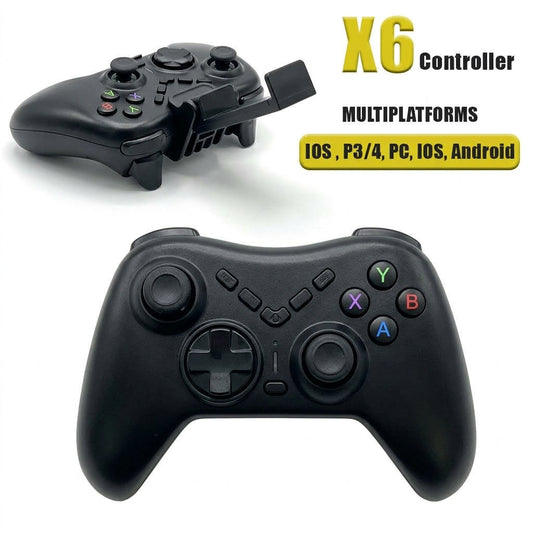 Manette X6 Sans Fil Bluetooth 5.0 + 2.4G  Compatible P4, P3, Android, PC & Switch