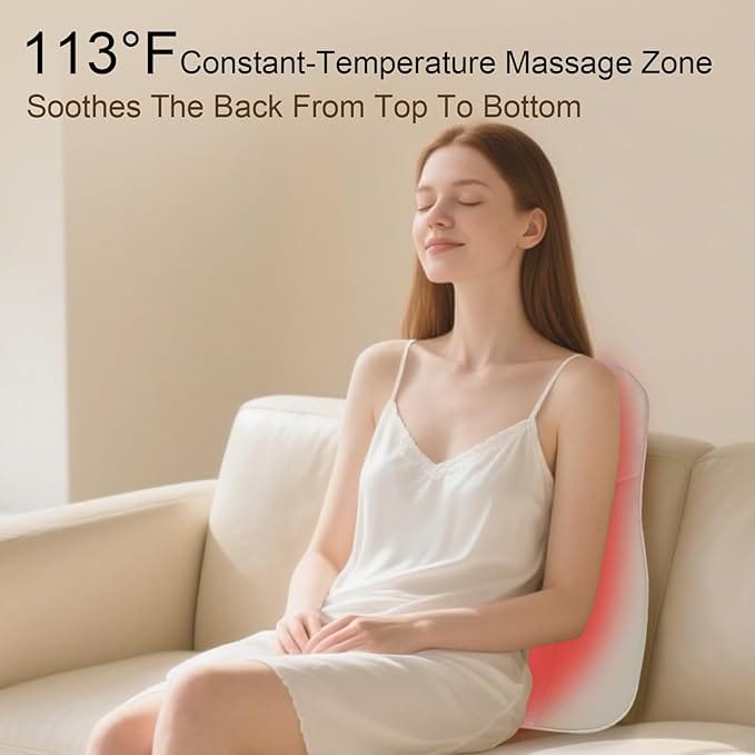 Masseur de dos et de cou sans fil avec avec infrarouge et chaleur – جهاز تدليك إحترافي بخاصية التسخين