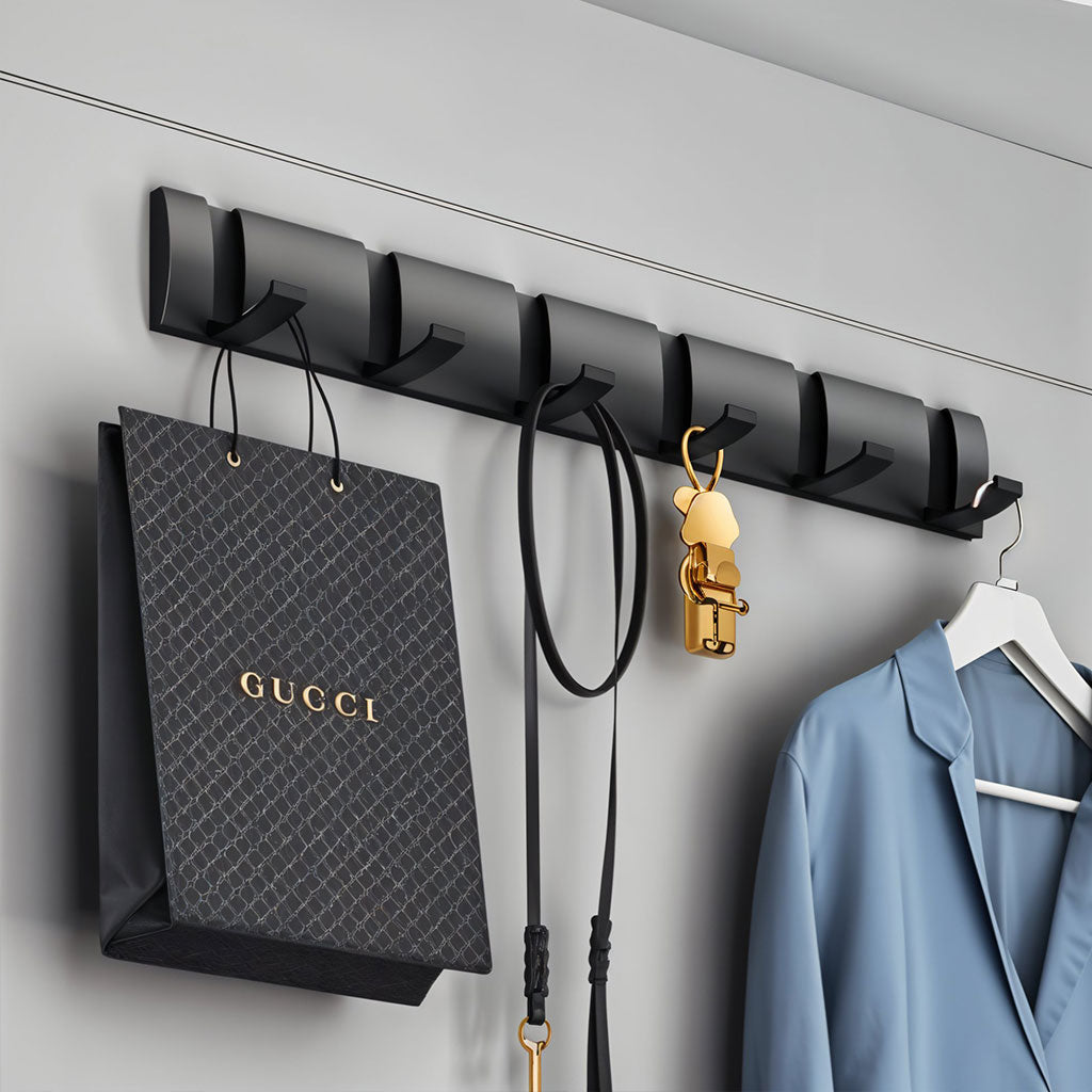Porte Manteau Mural Métalliques avec 6 Crochets – علاقة ملابس متينة وجودة عالية