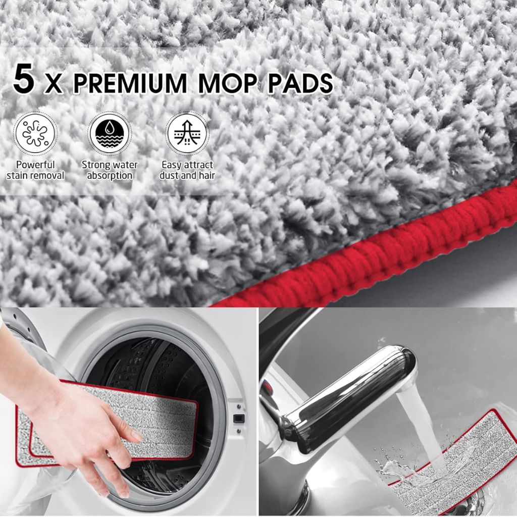 Balai Serpillère Pulvérisateur avec Réservoir Rechargeable – ممسحة بخاخ مع زجاجة قابلة لإعادة التعبئة