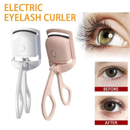 Recourbe-cils électrique portable avec un pince d'epilation thermique