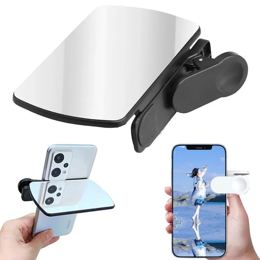 Miroir de Réflexion pour Caméra Arrière compatible avec tout les smartphones – مرآة تصوير عاكسة - تنزوت