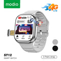 Smart Watch ST12 Compatible avec Carte Sim 5G Stockage 64GB Ai Fonction – ساعة ذكية مع 3 أساور