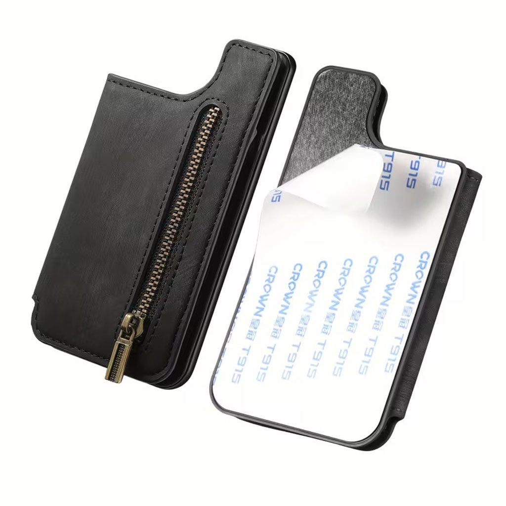 Étui portefeuille zippé pour téléphone avec emplacement de cartes – محفظة نقود وبطاقات