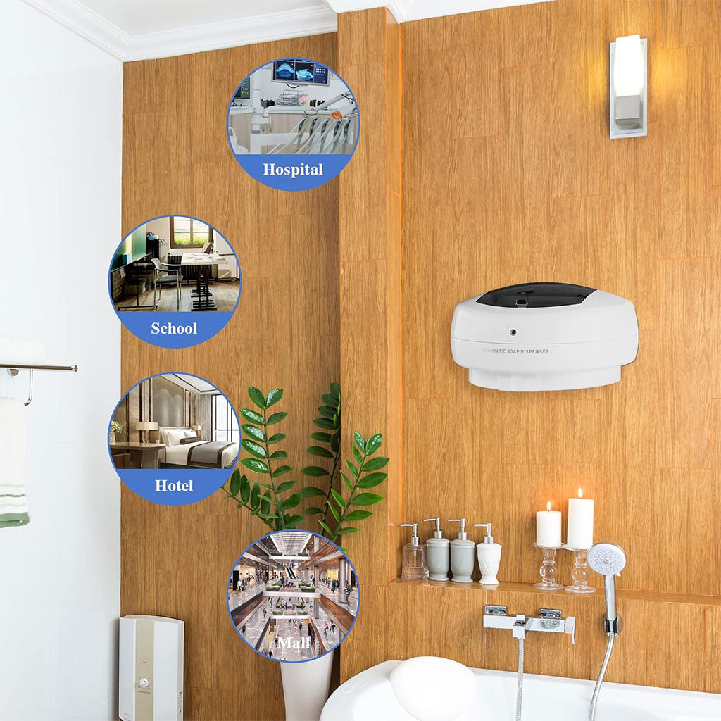 Distributeur automatique de savon 600 ml avec capteur infrarouge – موزع صابون أوتوماتيكي