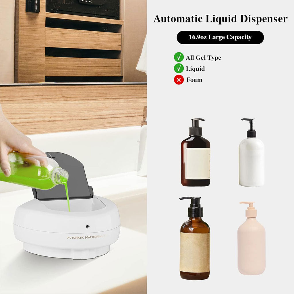 Distributeur automatique de savon 600 ml avec capteur infrarouge – موزع صابون أوتوماتيكي