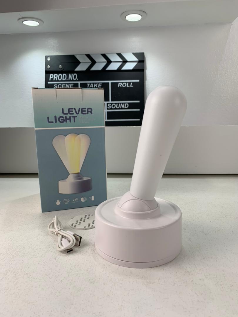 Veilleuse LED à Levier avec Interrupteur à bascule Rechargeable – مصباح غرف نوم قابل للشحن