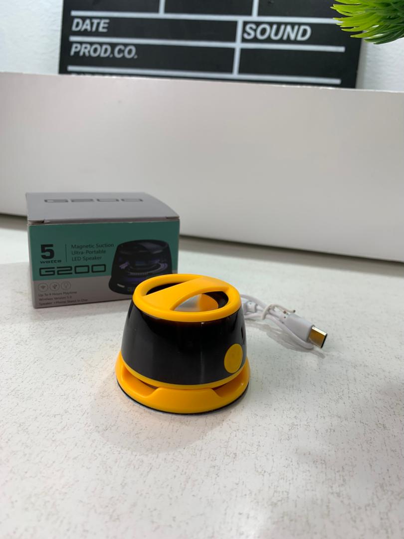 G200 Mini Haut-parleur Bluetooth magnétique sans fil avec lumière RVB – مكبر صوت مغناطيسي ومحمول
