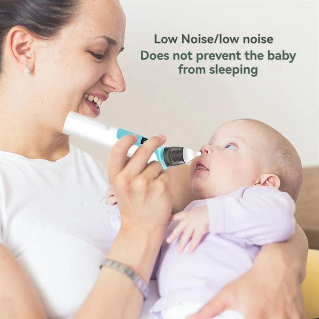 Aspirateur Nasal Électrique pour Bébé Adapté aux Nourrissons et Nouveau-nés – جهاز شفط للرضع