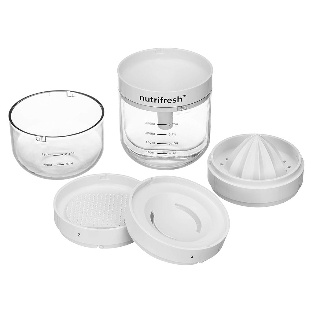 Nutrifresh Tasses de mesures multifonctions 6 en 1 pour cuisine – أداة قياس المقادير تنزوت