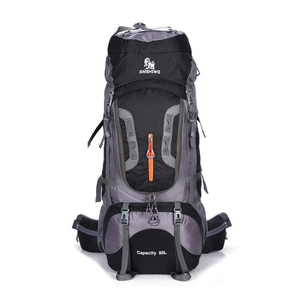 Sac à dos randonnée professionnel 80 L étanche, système de soutien dorsal léger