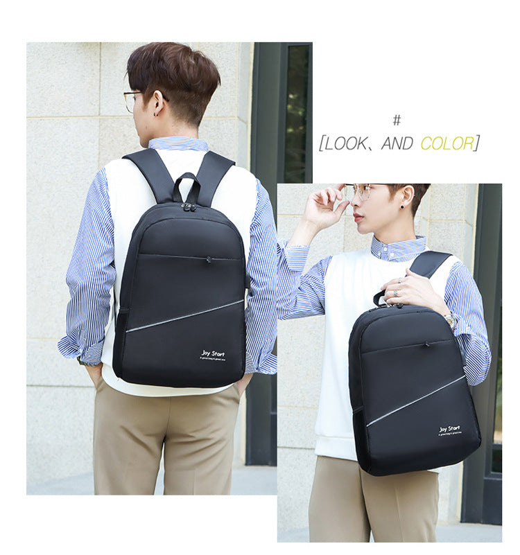 3 PCS Sac à dos multifonctionnel Avec Sortie USB ET Sortie kit-man - Noir