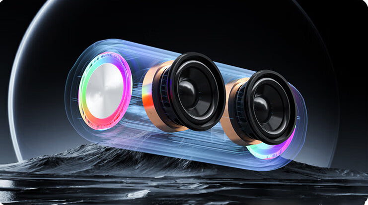 Ampli haut parleur sans fil à batterie rechargable 1200mAh, enceint bluetooth 2000W DUNTH DU-SP128