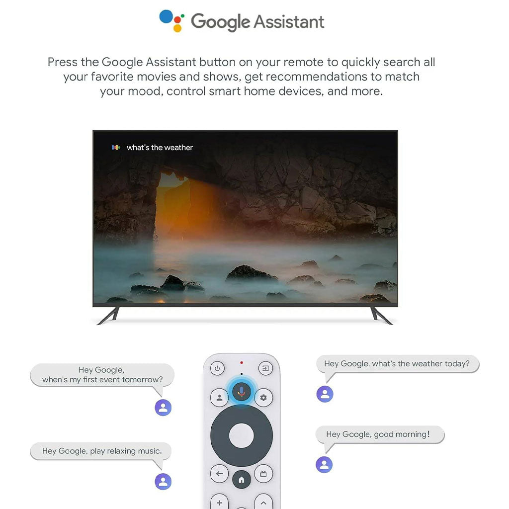 ONN Android TV Box avec Télécommande Vocale 8+128GB – جهاز ميديا ذكي