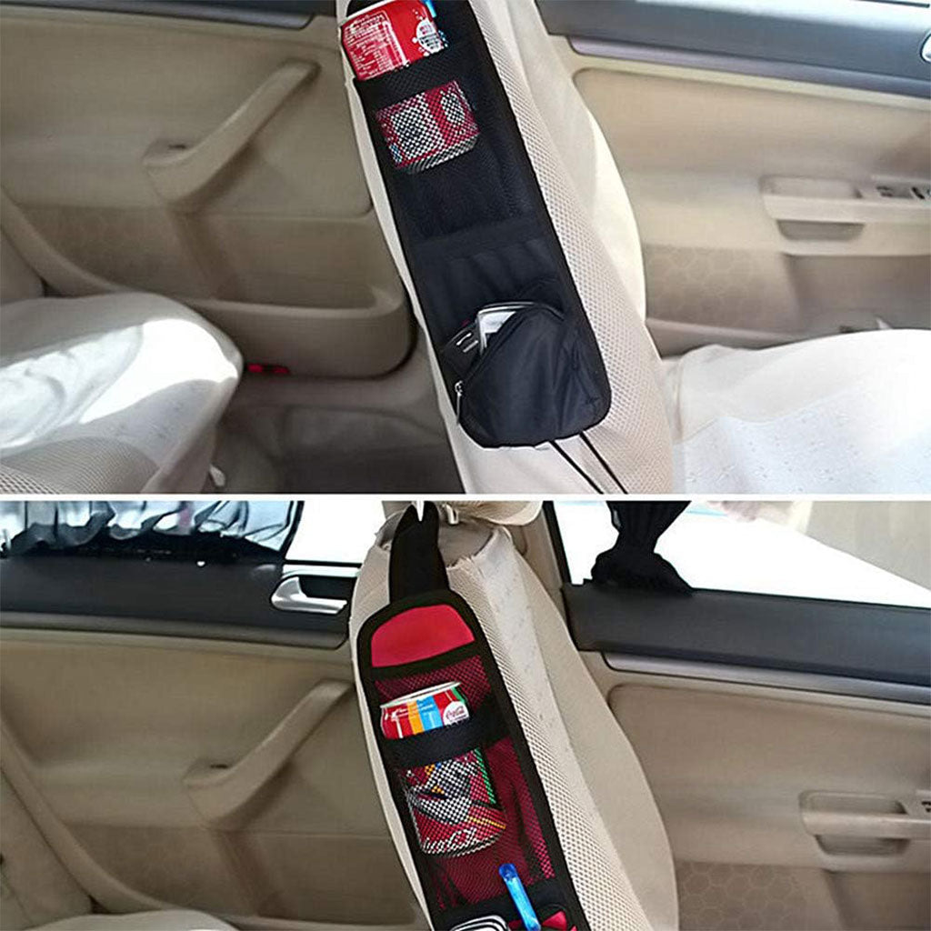Organisateur latéral de siège de voiture multi-poches 1PCS – منظم أغراض في السيارة