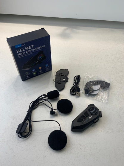 Microphone Casque Moto Sans Fil CL8 Bluetooth 5.3 avec Réduction Intelligente du Bruit – ميكروفون لاسلكي لسائقي الدراجات النارية