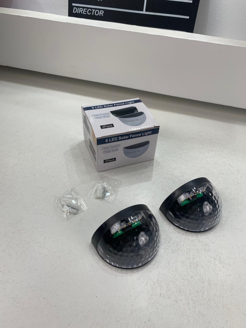Pack 4 Lampes solaires pour clôture imperméable IP65 – مصابيح الإنارة الخارجية