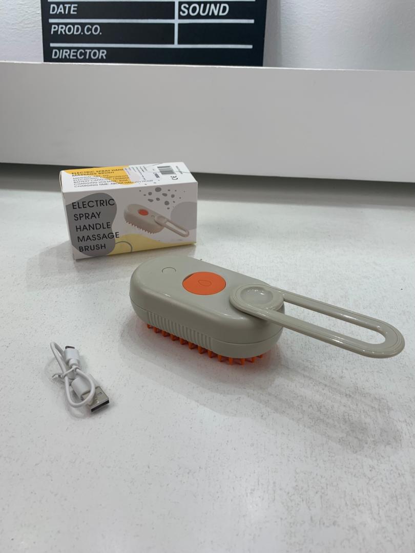 Brosse à vapeur pour chat autonettoyante 3en1 – فرشة تنظيف القطط