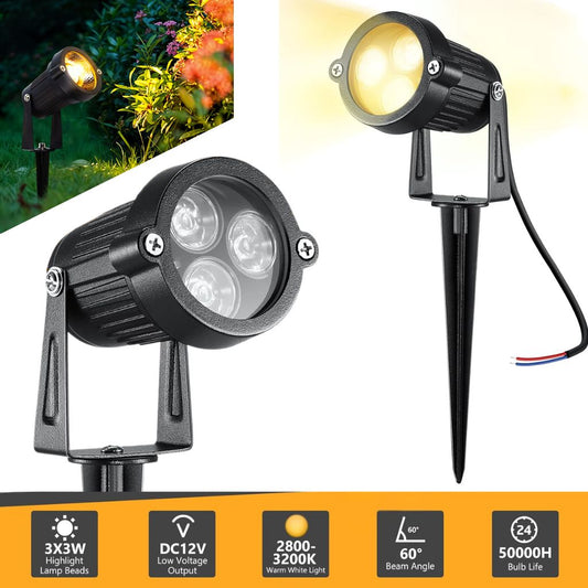 Projecteurs LED Extérieurs Étanches 12V – كشافات خارجية مقاومة للماء تنزوت