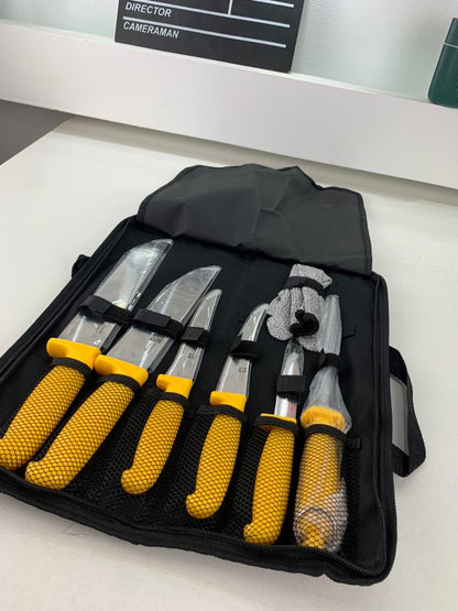 Pochette de Couteaux Professionnelle 7 pièces – حقيبة سكاكين
