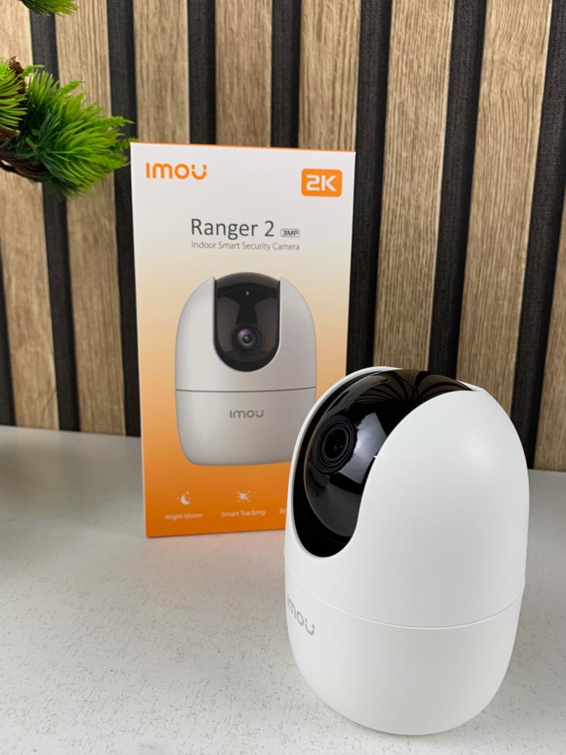 Caméra IMOU Ranger 2 3MP 2K avec fonction panoramique et inclinaison pour une couverture à 360° – كاميرة مراقبة ذكية
