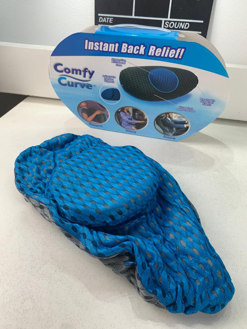 Comfy Curve Coussin de Soutien Lombaire Conception Ergonomique – وسادة أسفل الظهر جد مريحة