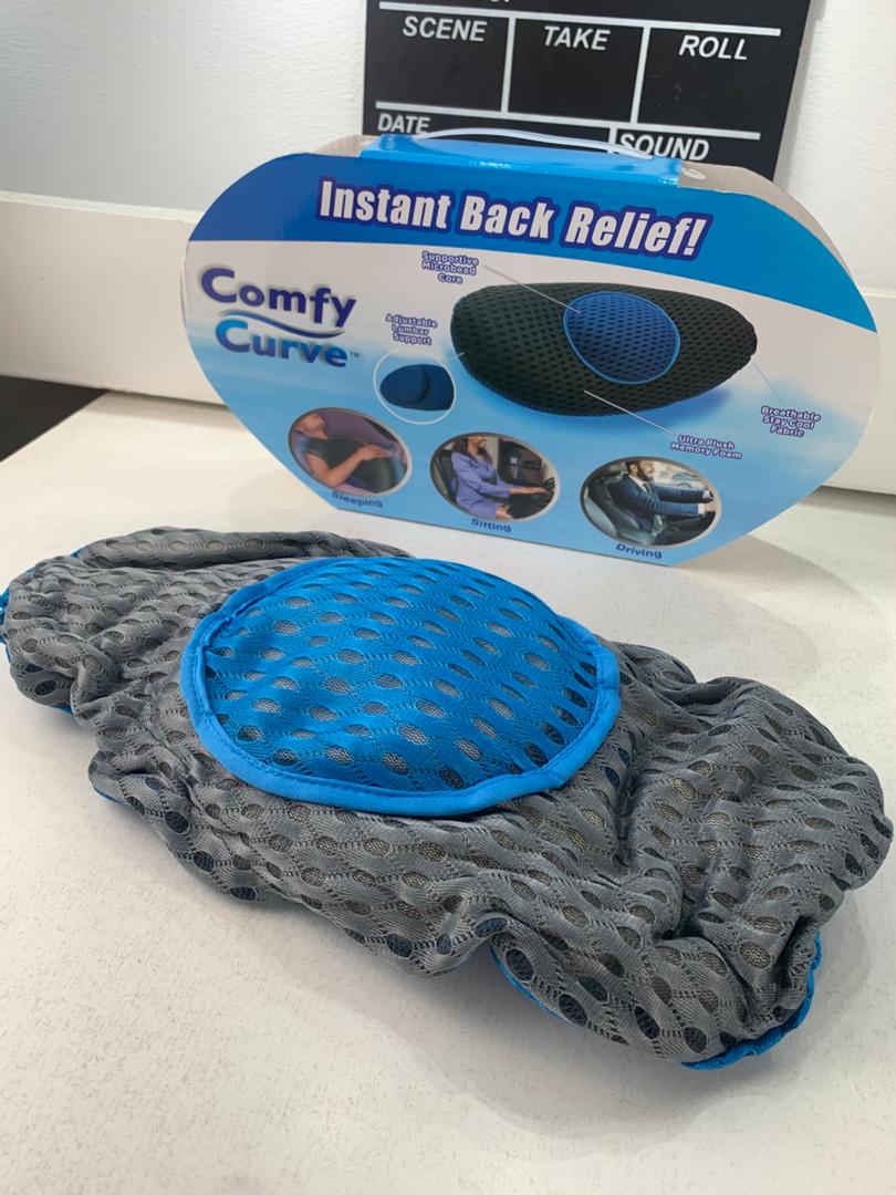 Comfy Curve Coussin de Soutien Lombaire Conception Ergonomique – وسادة أسفل الظهر جد مريحة