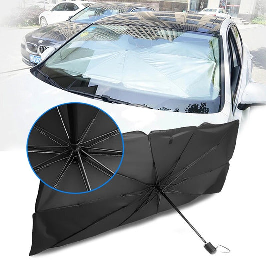 Pare-soleil pliable pour voiture protection solaire bloc UV - تنزوت