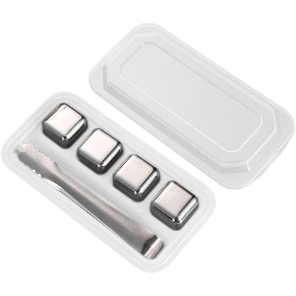 Pierres de glaçons réutilisables en acier inoxydable pour votre boisson – مكعبات الثلج للتبريد لمدة طويلة