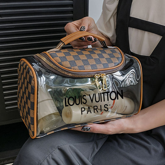 Pochette de Bain pour Produits Cosmétiques LV Unisexe – حقيبة أغراض الحمام تنزوت