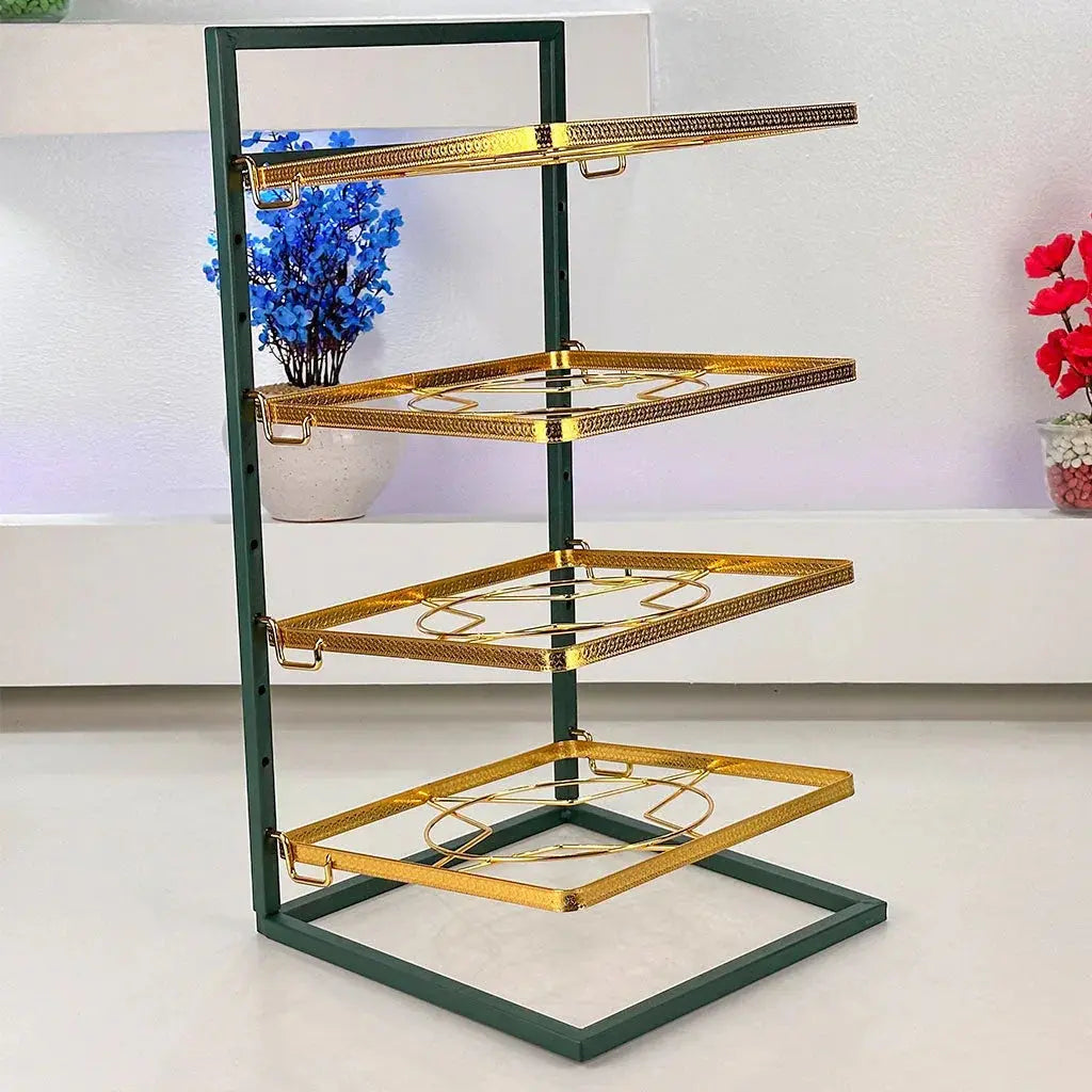 Étagère Porte Gâteaux à 4 Niveaux – رف تقديم أطباق الحلويات بـ 4 مستويات