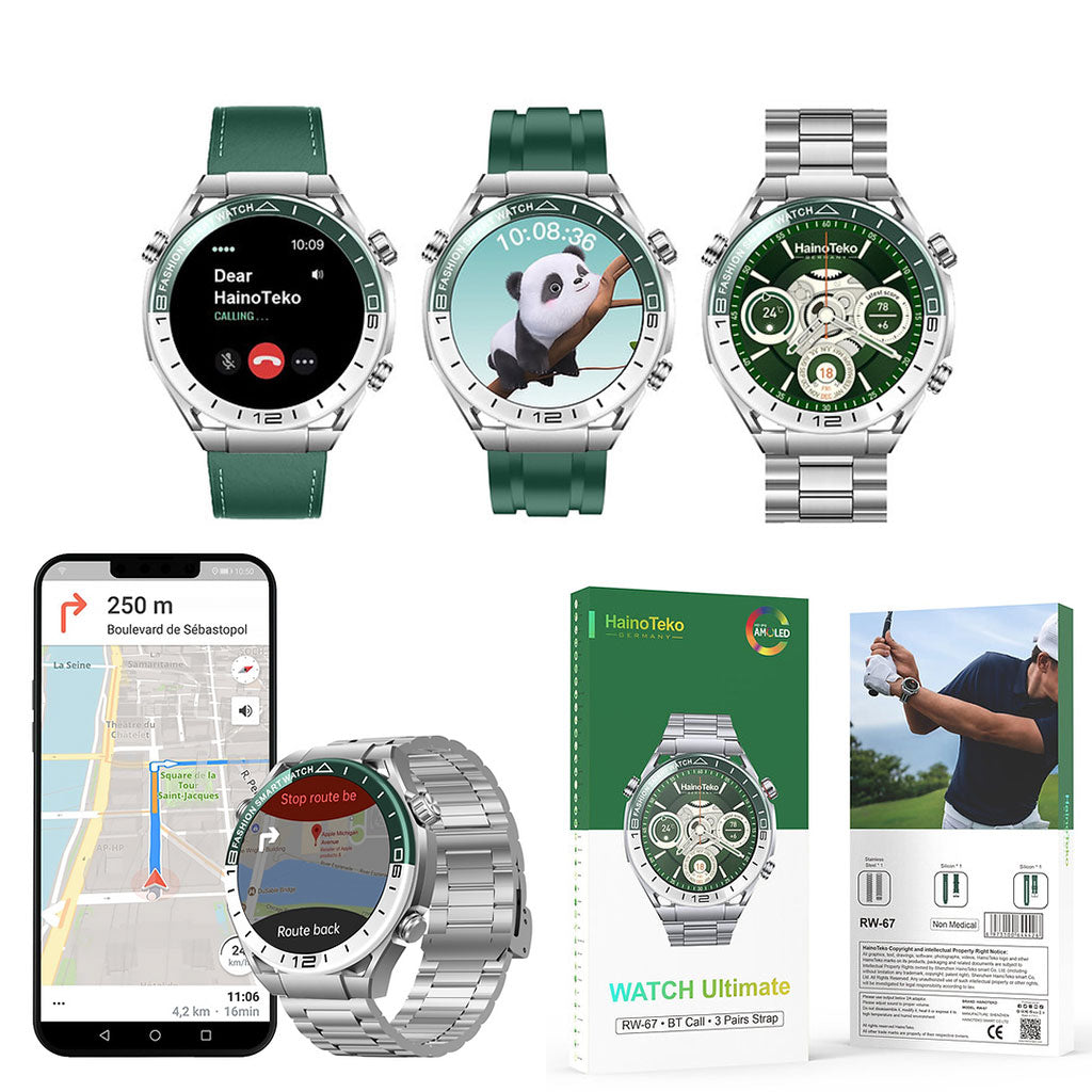 Smart Watch Haino Teko RW67 avec Fonction de Lecture de Maps – ساعة ذكية أصلية