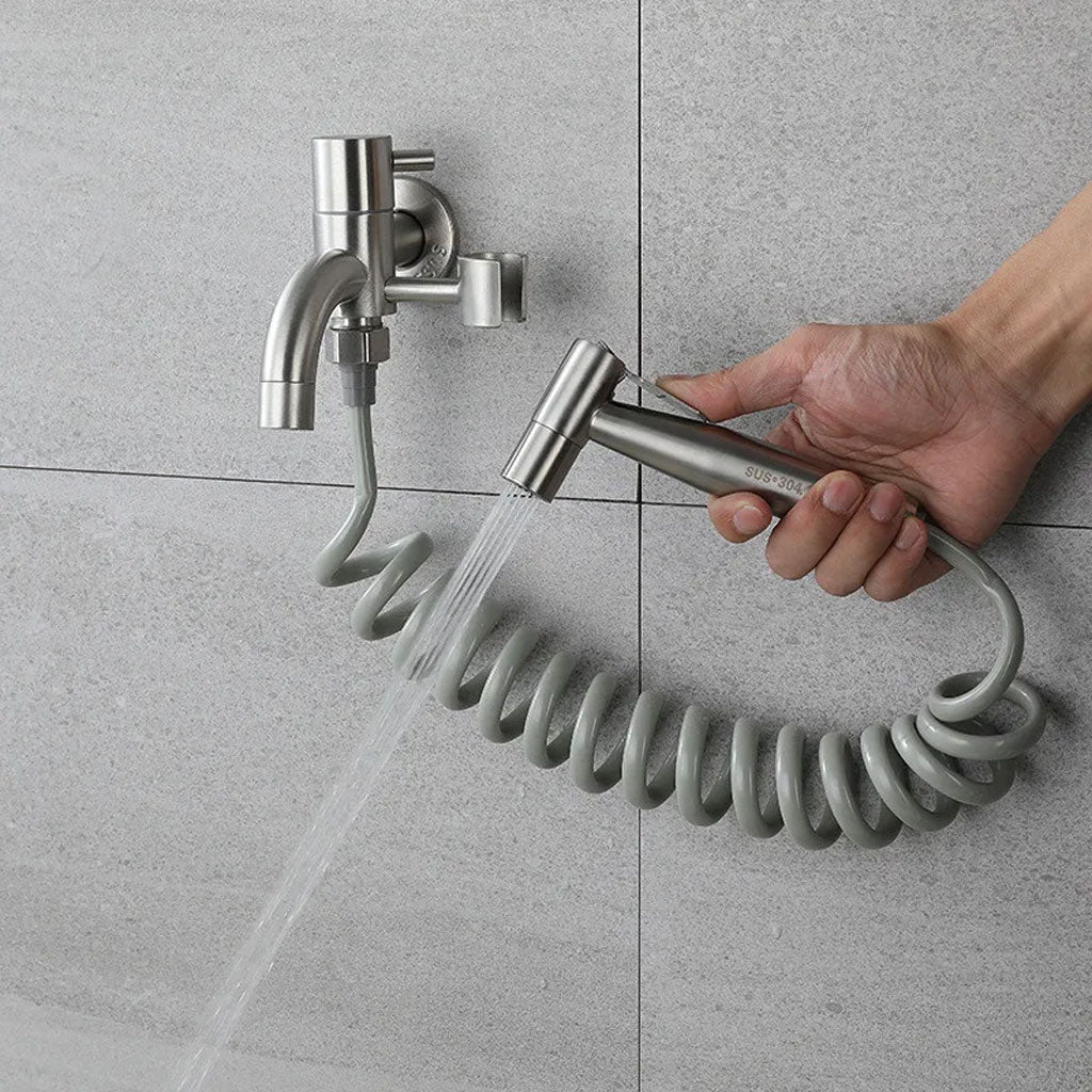 Pulvérisateur De Toilette À Haute Pression Avec Le Kit De Robinet V2 – رشاش مع صنبور حمام