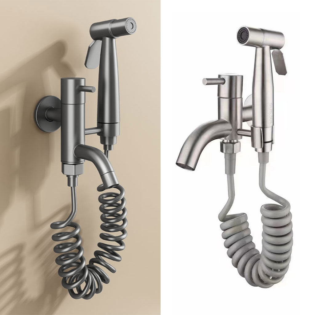 Pulvérisateur De Toilette À Haute Pression Avec Le Kit De Robinet V2 – رشاش مع صنبور حمام