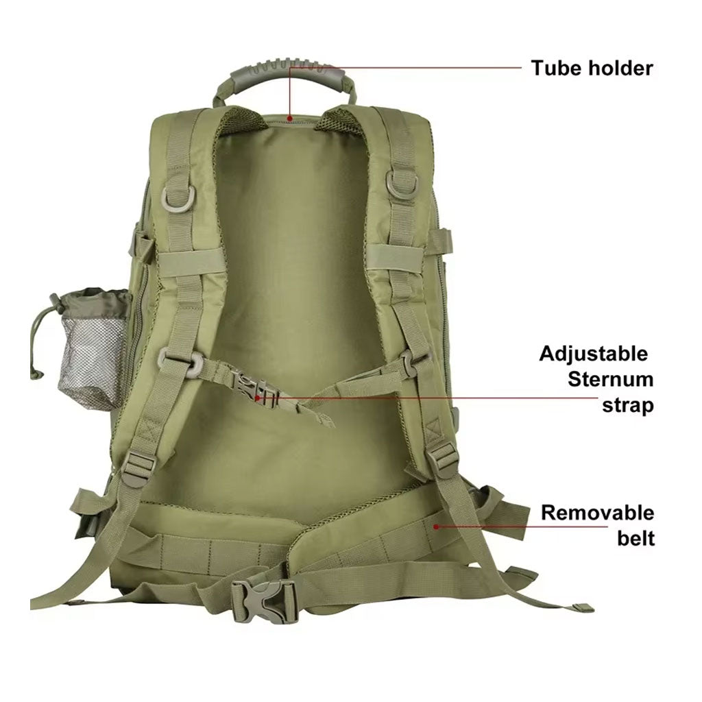 Sac à Dos de randonnée Rucksack Large Capacity 60L JRD5 + Matelas pliable Cadeau تنزوت