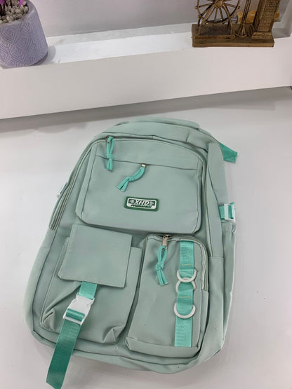Sacs à dos d’école Style Décontracté XHD Vert- حقيبة ظهر مدرسية أخضر