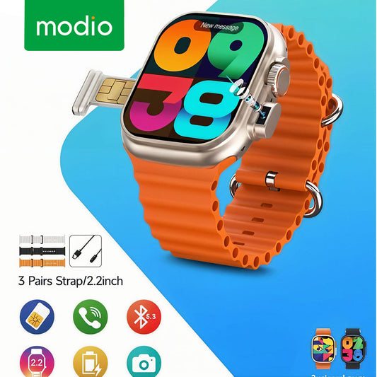 Smartwatch Modio SM03 avec prise en charge de la carte SIM et appareil photo intégré – ساعة ذكية تدعم شريحة الإتصال - تنزوت