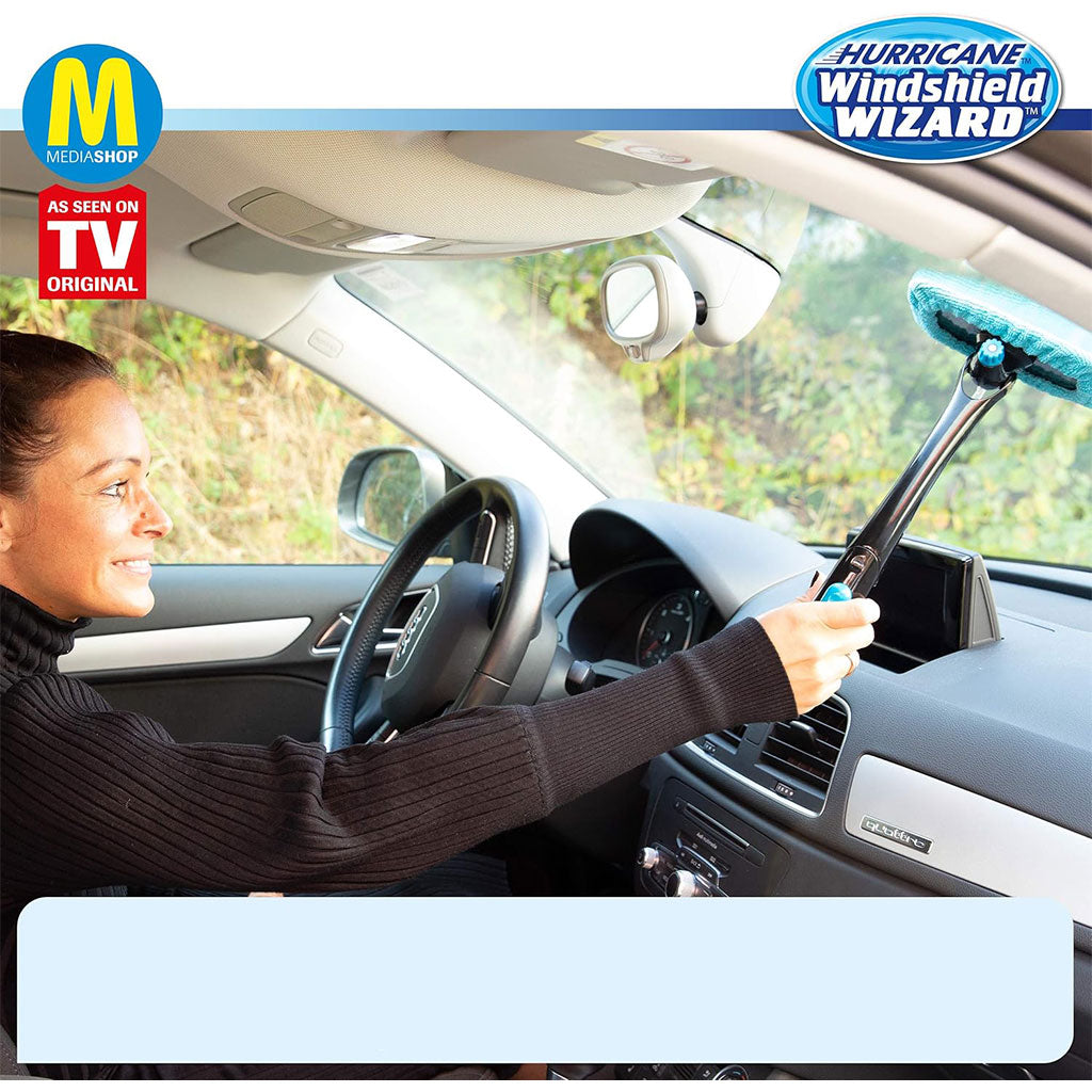 Hurricane Nettoyant pour Vitres en Microfibre avec Spray – منظف زجاج مع أداة رش