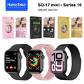 HainoTeko SQ-17 Mini Smart Watch Series 10 AMOLED avec 3 Bracelets – ساعة ذكية أصلية للنساء