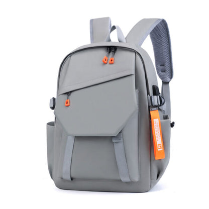 Sac à Dos Urbain Style Décontracté Tissue Imperméable Gris – حقيبة ظهر رجالية تنزوت
