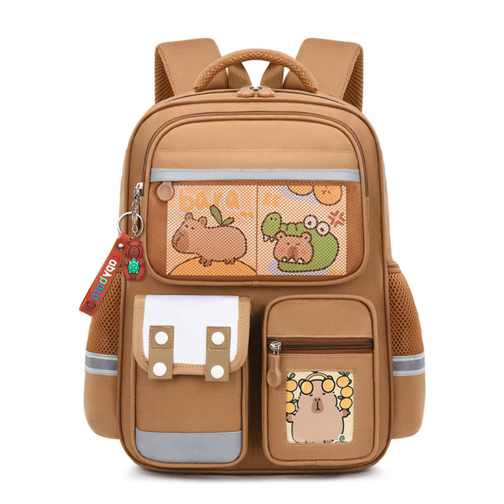 Sac-Dos-Enfant-pour-cole-primaire-de-Haute-Qualit-Marron-حقيبة-ظهر-مدرسية-للأطفال-بني.png