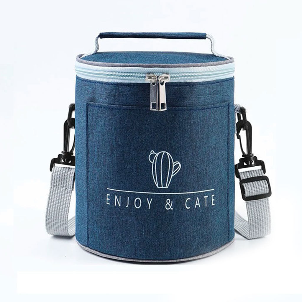 Sac à déjeuner isotherme portable avec bandoulière – حقيبة حفظ الطعام حافظة للحرارة