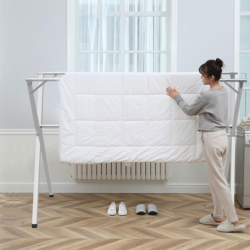 Séchoir à linge rétractable pour économiser de l’espace en acier inoxydable – علاقة ملابس الغسيل