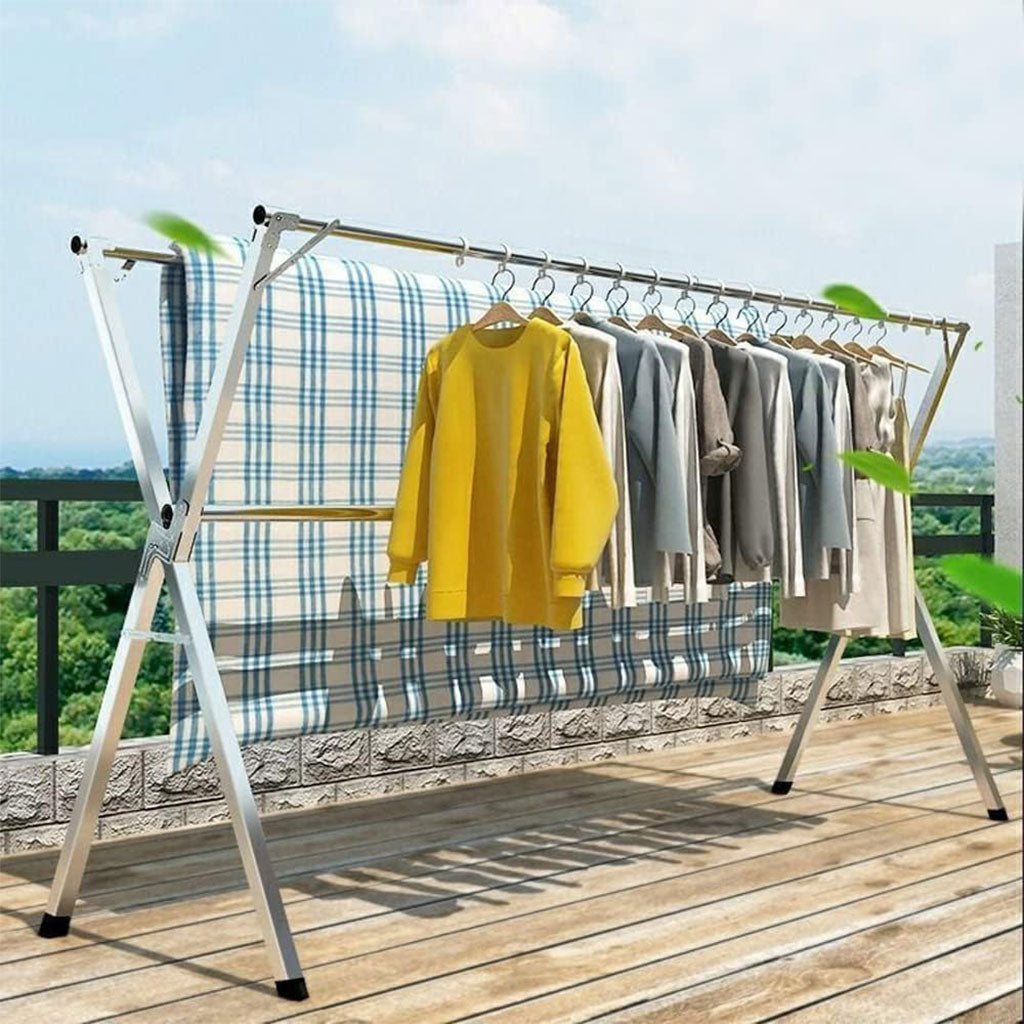 Séchoir à linge rétractable pour économiser de l’espace en acier inoxydable – علاقة ملابس الغسيل