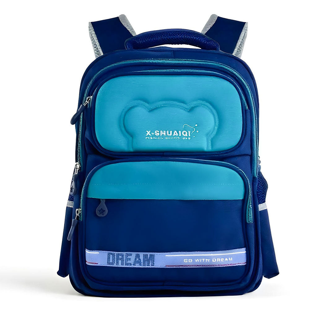 Sac à Dos Scolaire Orthopédique pour Enfants X-SHUAIQI Bleu Ciel – محفظة مدرسية للأطفال أزرق فاتح