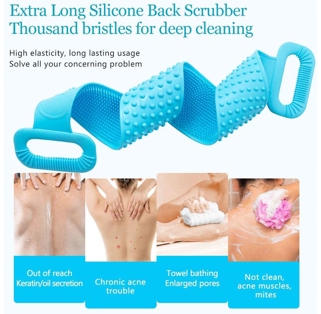 Brosse de Bain en Silicone pour Nettoyer le Corps – فرشاة الإستحمام من السيليكون