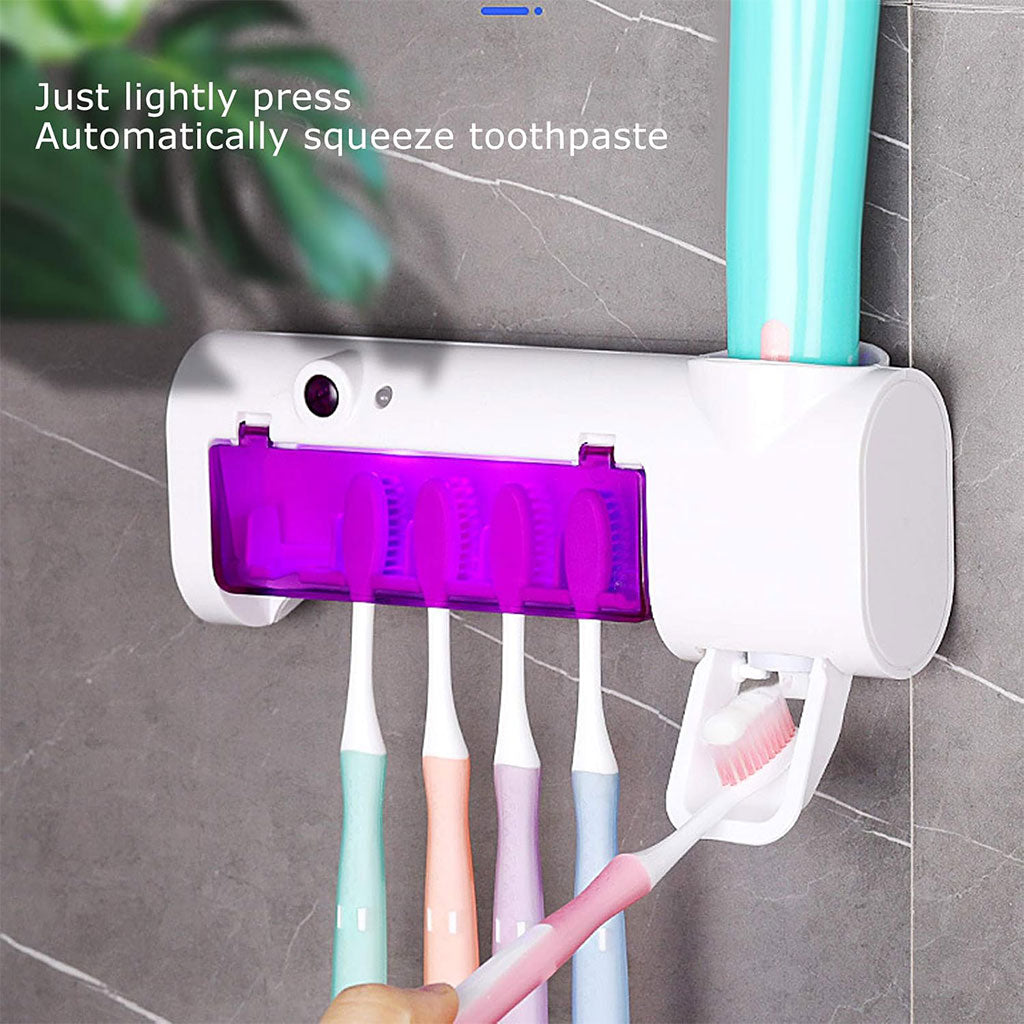 Stérilisateur et Porte-Brosse À Dents 2en1 – حامل فرش الأسنان ومعقم
