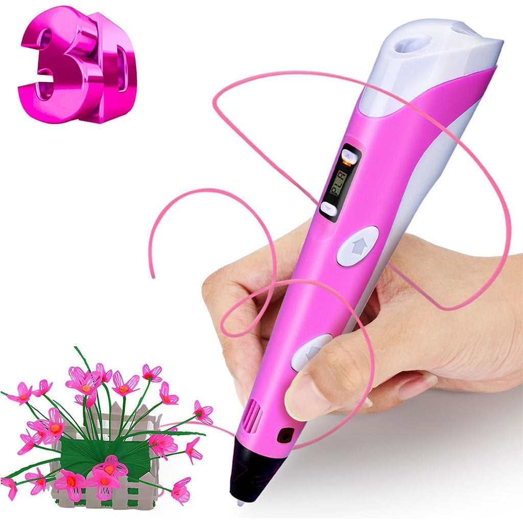 Stylo 3D Graffiti pour Enfants avec Recharges de Filament – قلم رسم ثلاثي الأبعاد للأطفال